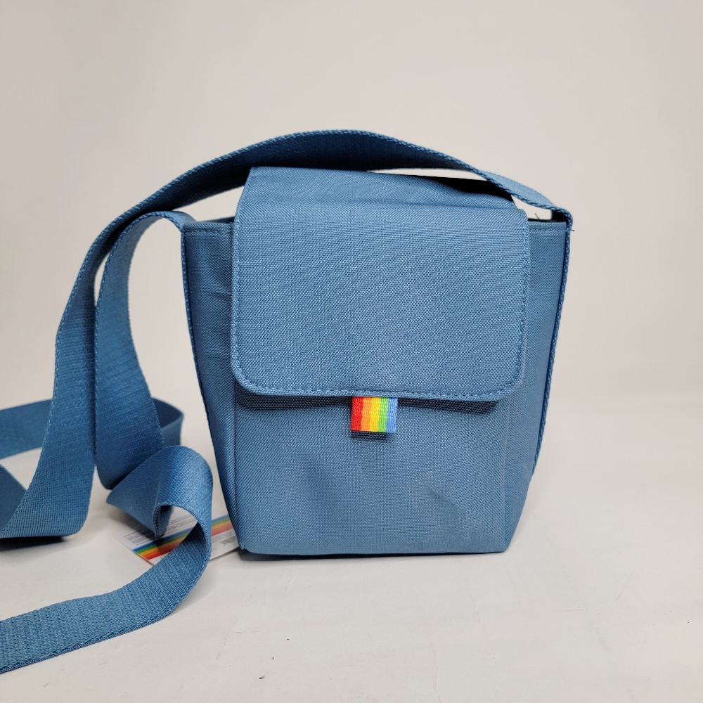 NWT Polaroid Now Camera Bag Blue Gray *flawed